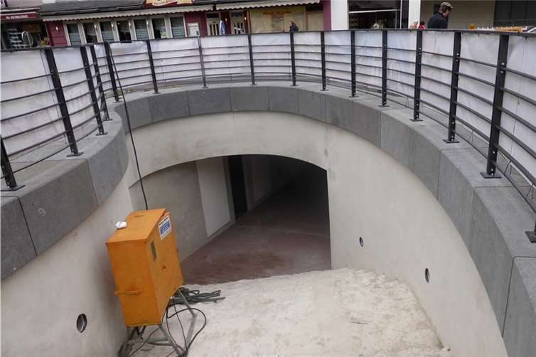 Noch ruht die B 9-Unterführung: Ab Anfang Mai soll sie von Fußgängern wieder für die gefahrlose Überwindung der viel befahrenen Straße genutzt werden.