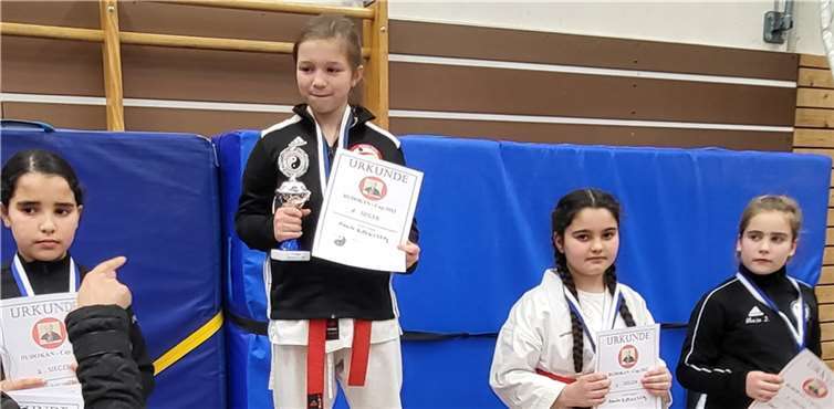 Noemi Pung stand ganz oben auf dem Siegertreppchen. Quelle: KSC