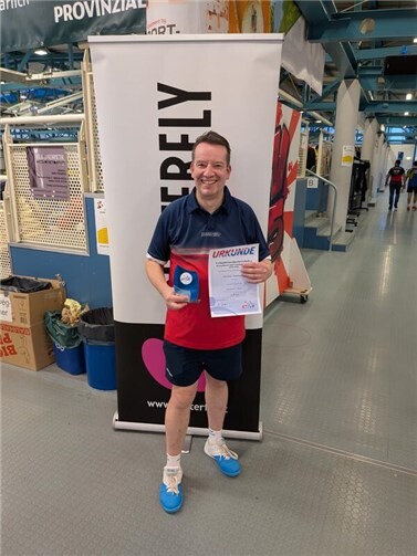 Norbert Stallmann belegte bei den Verbandsmeisterschaften den 3. Platz.Foto: Tim Schlimpen