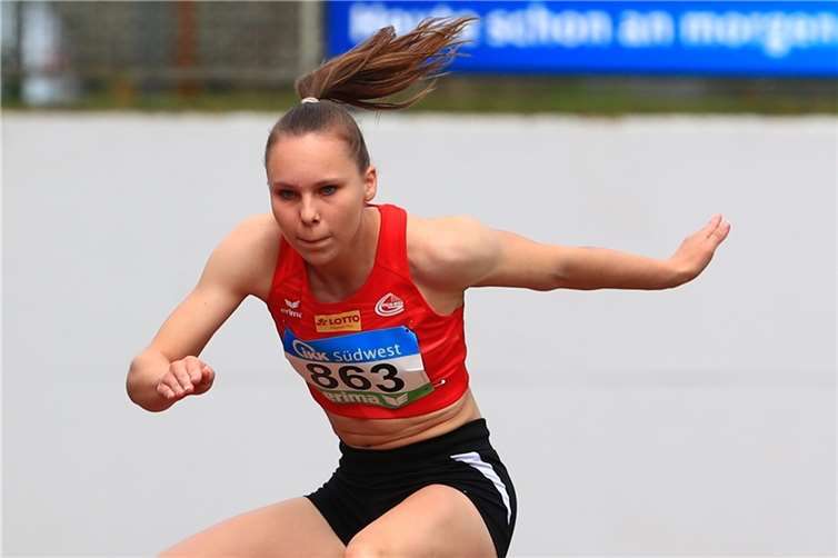 Nordamerika-Neuling Vivien Ließfeld lief die 60 Meter Hürden in 9,39 Sekunden.  Foto: René Weiss