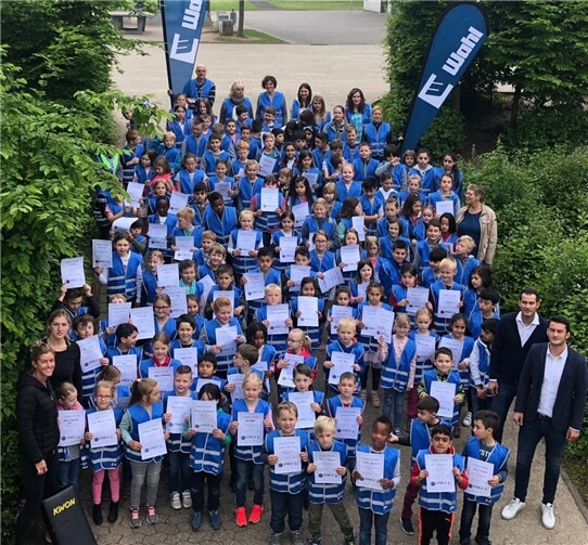 Nun haben es die Schüler schwarz auf weiß: „Ich bin stark“.Foto: privat