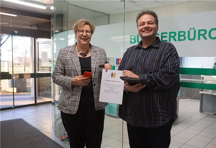 Nun ist auch im Rathaus der freie Internet-Zugang möglich.Foto: privat