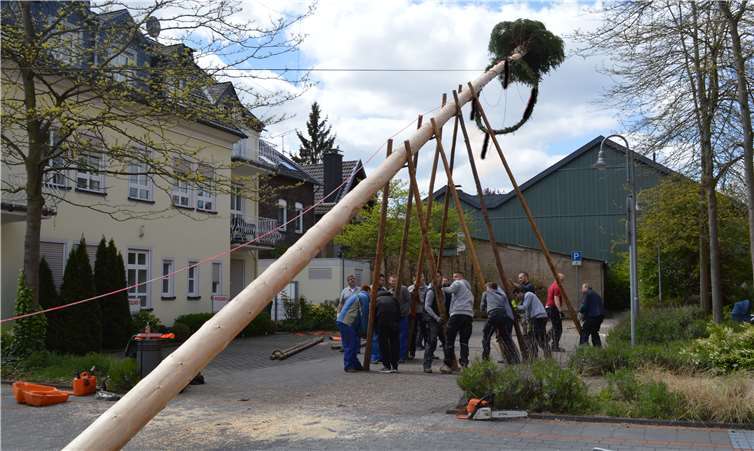 Nur Muskelkraft kam in Kripp zum Einsatz.AB