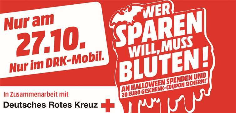 Nur am Sonntag, 27. Oktober.Quelle: MediaMarkt Koblenz
