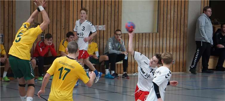 Nur bis zur Halbzeit konnten die B-Junioren gegen HC Gelpe/Strombach mithalten. Foto: privat