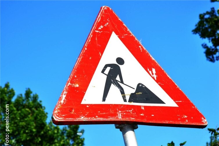 Nur geringfügige Verkehrseinschränkungen durch Baumaßnahmen 