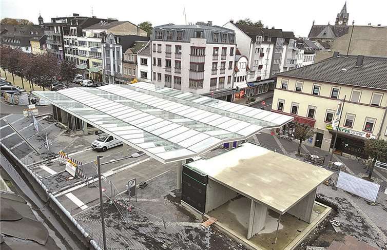 Nur noch wenige Tage dann kann an der Baustelle in der Marktstraße mitten in der Neuwieder City der Verkehr wieder durchgehend fließen. privat