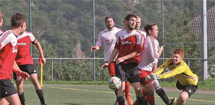 Nur selten waren die Gäste im Strafraum der Hausherren.Privat
