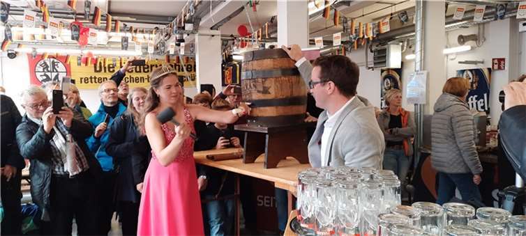 Nur wenige Schläge brauchte es... 