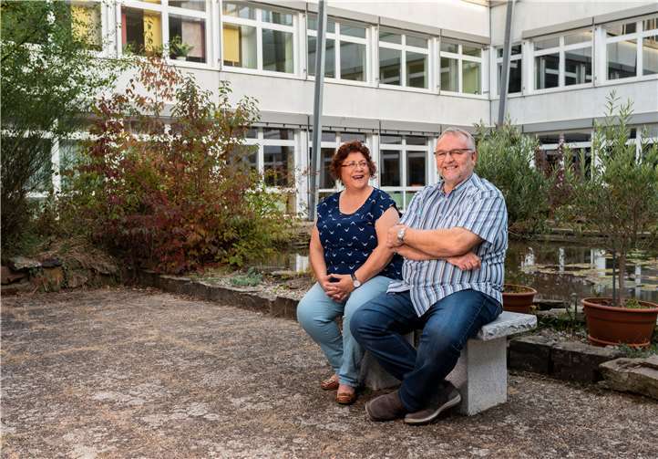 OStD‘ Christa Keßler und StD Hans Ludwig Baldauf.Foto: CWH.