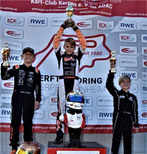 Oben auf dem Treppchen: Hier fühlt Enrico sich wohl.