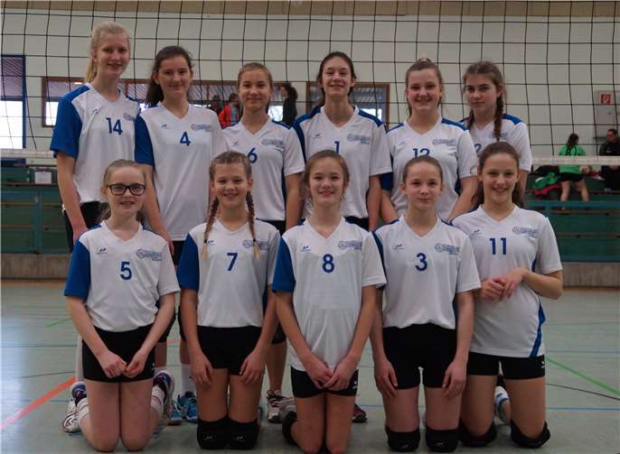 Oben links: Lisa Schultze, Julia Dabrowski, Lenja Fischer, Alice Burchardt, Evelyne Braun, Magdalena Retterath. Unten links: Djamila Roll, Elea Schlederer, Lena Schultze, René-Sophie Reuter, Anna Spurzem; es fehlt Julia Dabrowski.privat