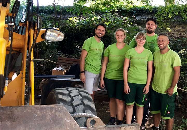Oberbürgermeister David Langner (li.) absolvierte ein Praktikum in seiner eigenen Verwaltung. Foto: Stadt Koblenz