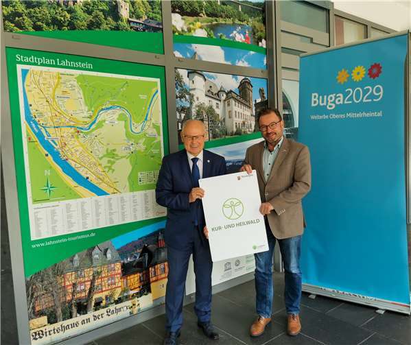 Oberbürgermeister Labonte begrüßte den neuen Präsidenten der Struktur- und Genehmigungsdirektion im Lahnsteiner Rathaus.Foto: Eva Dreiser / Stadtverwaltung Lahnstein