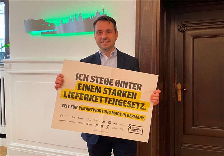 Oberbürgermeister Langner: „Stadt Koblenz macht sich für Fairen Handel stark.“ Quelle: Stadt Koblenz