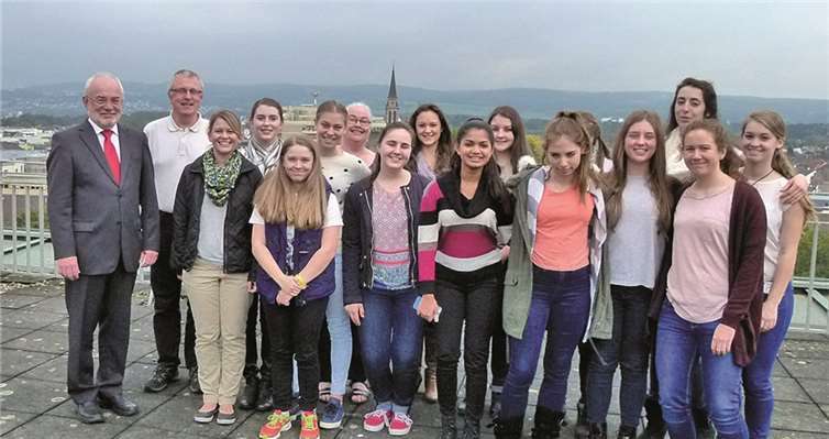 Australische Gäste im Neuwieder Rathaus empfangen 