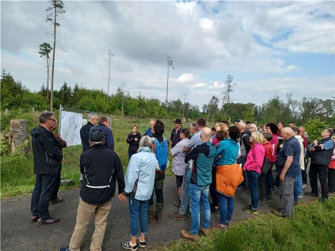 Oberhalb des alten Hochbehälters am Dielkopf wird ab 2027 ein neuer Hochbehälter gebaut, der als Drehkreuz für das gesamte Versorgungsgebiet Süd dienen wird. Foto: VG Montabaur / Christina Weiß