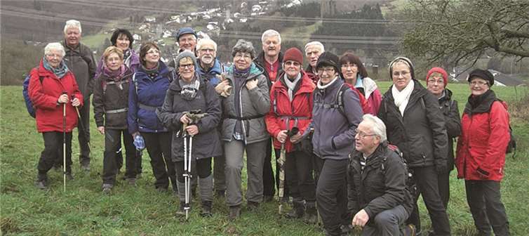 Oberhalb von Gönnersdorf rastete die Gruppe.privat