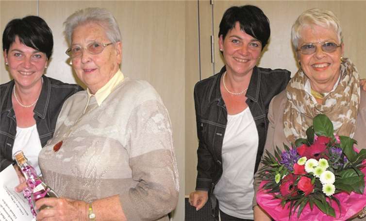 Obermöhn Bea Grezla mit Veronika Haberstock und Marita Recker.