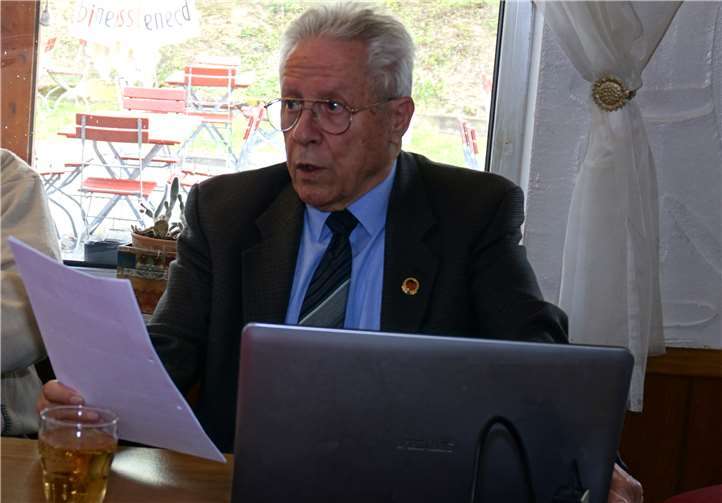 Oberst a.D. Hans-Wilhelm Möser hielt einen interessanten Vortrag. Foto: privat