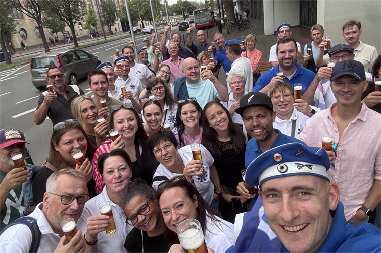 Obligatorisches Gruppenfoto „Gruppie“