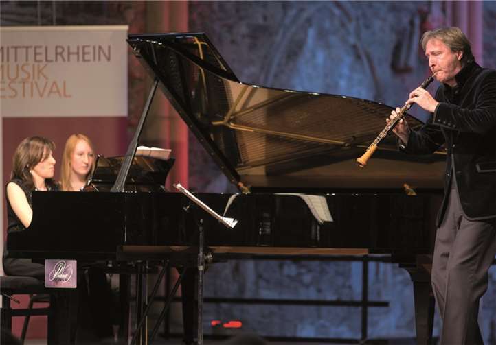 Oboe und Klavier verzauberten die Zuhörer.P!ELmedia