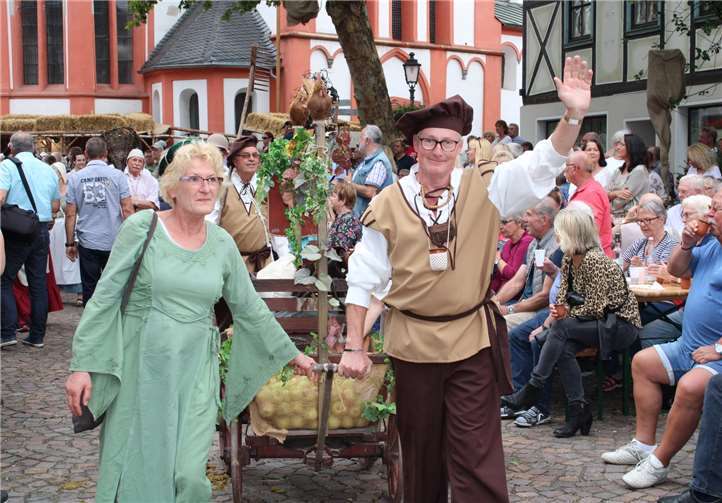 Obst und Wein – das passt.