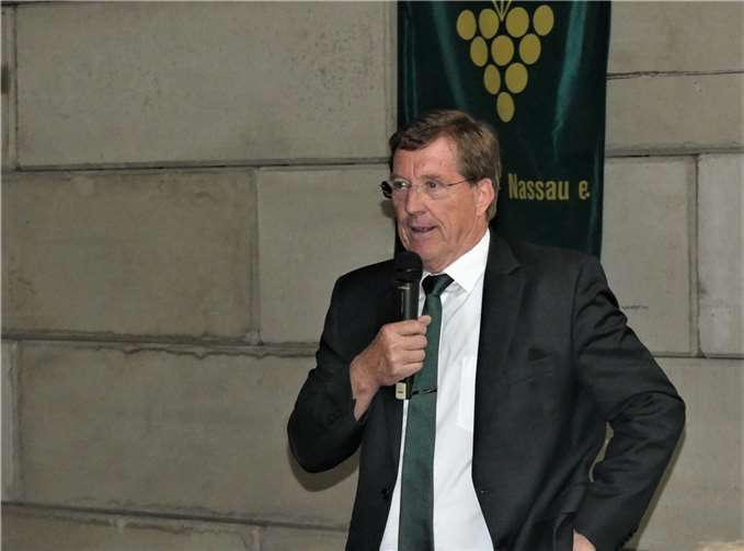 Ökonomierat Eberhard Hartelt, Präsident des Bauern- und Winzerverbandes Rheinland-Pfalz (Süd), war bei der Tagung Hauptreferent.