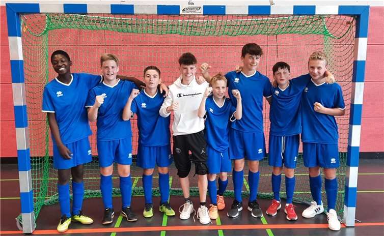 Ohne Punktverlust und in allen vier Spielen erfolgreich gewannen die Boeselager-Schüler den Sommerpokal Foto: privat