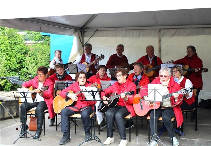 Ohne sie kein „Weinfrühling“: die Gitarrengruppe Dernau.