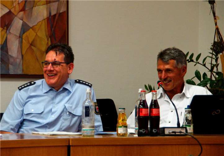 Olaf Schmidt (li) und Volker Schmidt standen Rede und Antwort.