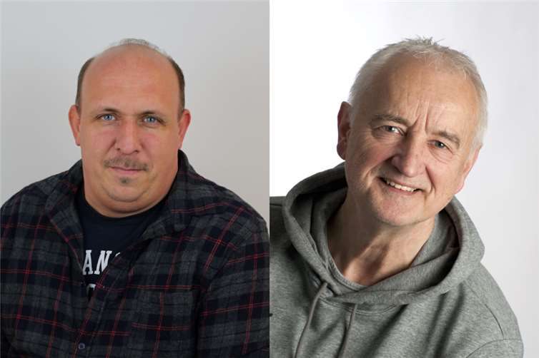 Oliver Klein und Hans Martin Born. Fotos: privat 