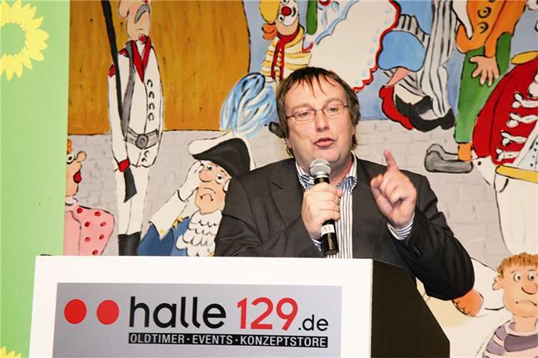 Oliver Krischer, MdB sprang als Hauptredner kurzfristig für seinen Kollegen Hans Josef Fell, MdB ein, der von Bundesumweltminister Peter Altmaier gebeten wurde, eine Aufgabe im Ausland wahrzunehmen.