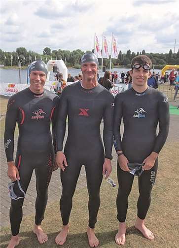 Oliver, Rainer und Eike vor dem Start.