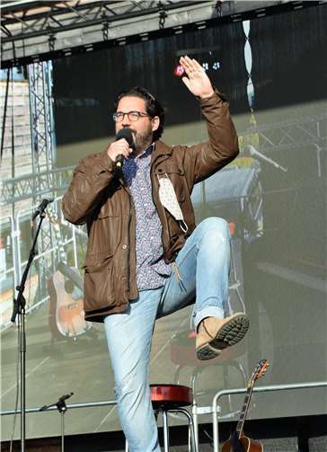 Oliver Wolf organisiert die Veranstaltungen im Rheinbacher Autokino.