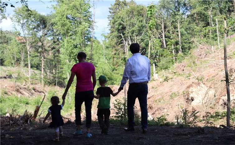 Oliver Wolf setzt sich für den Klimaschutz, für den Erhalt des städtischen Waldes als Kulturwals ein.