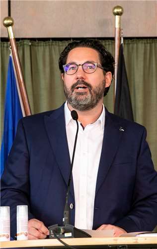 Oliver Wolf wurde mit großer Mehrheit zum Bürgermeisterkandidaten der Rheinbacher CDU gewählt.