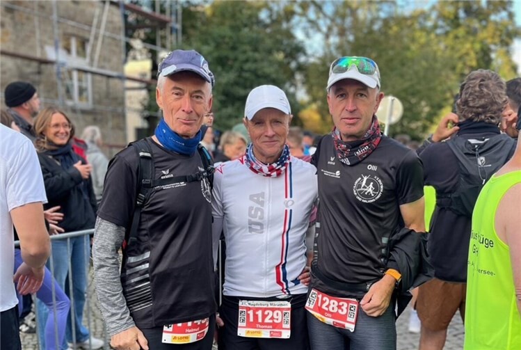 Olli Michaelis freut sich über die Vollendung seines Marathon-Quartets.Foto:Olli Michaelis