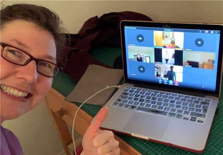 Online Sport im TuS Ahrweiler als virenfreie Übergangslösung. Foto: privat