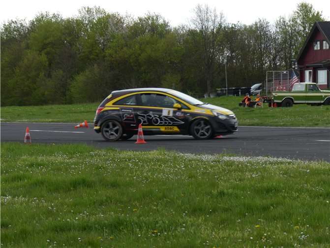 Opel Corsa in Aktion.  Foto: AAC/ Erwin Großgarten