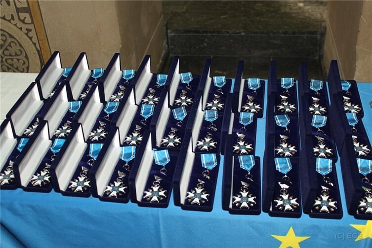 Die  St. Hubertus Schützenbruderschaft Weißenthurm feiert mit europäischer Gemeinschaft