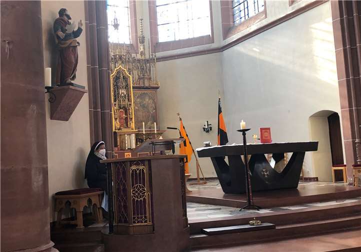 Ordensschwester Jyothi trug die Lesung vor. Foto: privat