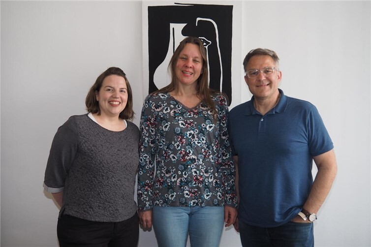 Organisationsteam des Andernacher Trialoges: v.l. Marina Spurzem, Claudia Köhler, Rainer Schmitz