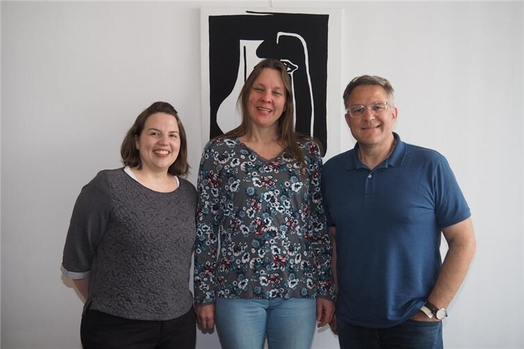 Organisationsteam des Andernacher Trialoges (v.l.n.r.) Marina Spurzem, Claudia Köhler, Rainer Schmitz