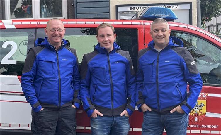 Organisieren den Blaulichttag: Andreas Austel, Lars Frank und Guido Korth.  Foto: privat