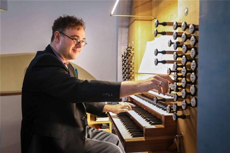 Organist Stefan Emanuel Knauer.  Foto: privat