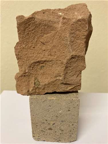 Originalstück aus dem Dr. F. X. Michels-Museum in Mendig.