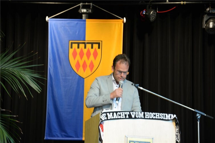 Ortsbürgermeister Alexander Weber als Schirmherr der Veranstaltung  
