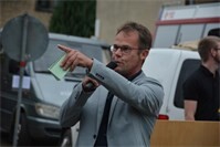 Ortsbürgermeister Alexander Weber bei der Eröffnungsansprache