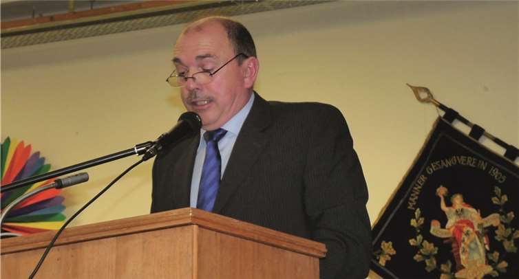 Ortsbürgermeister Rainer Hilger dankte in seiner Neujahrsansprache den vielen ehrenamtlichen Helfern aus Thür.